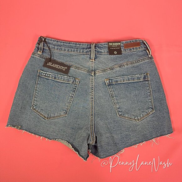 NWT BlankNYC The Barrow Higher Power Shorts In Blue - Picture 7 of 9